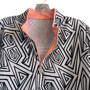 Bette & Court Women's Sun Protection 1/4 Sleeve Long Sleeve Golf‎ Shirt XL
